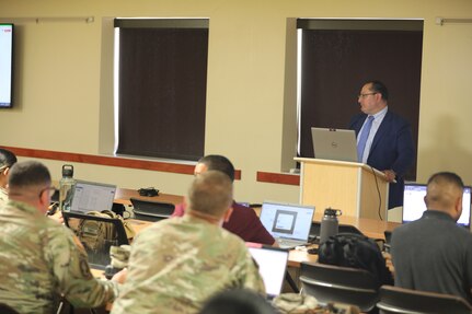 311th Sustainment Command (Expeditionary) G8 team conducts Road to Budget circulation