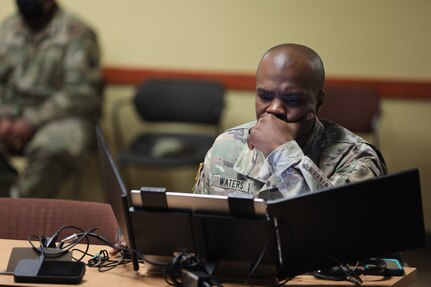 311th Sustainment Command (Expeditionary) G8 team conducts Road to Budget circulation