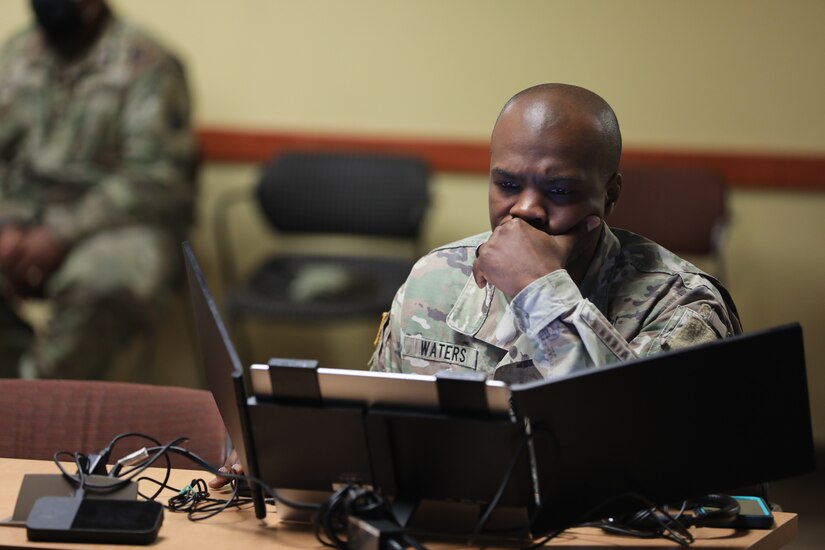 311th Sustainment Command (Expeditionary) G8 team conducts Road to Budget circulation