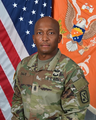 Official Photo of Command Sergeant Major Brian Davis, 369 Signal Battalion, 15th Signal Brigade, U.S. Army Cyber Center of Excellence