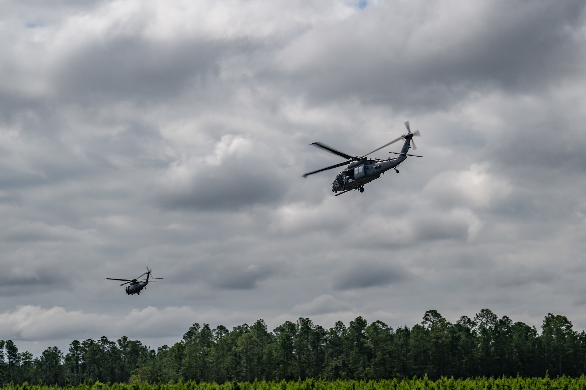 Servicemembers from the 23rd Wing and Marine aviation units held a joint combat search and rescue task force (CSARTF) exercise on Aug. 7, 2025, at Moody Air Force Base’s new Kight Training Range.