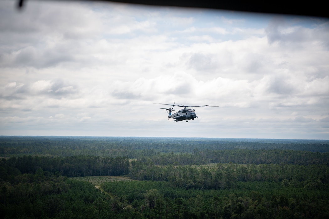 Servicemembers from the 23rd Wing and Marine aviation units held a joint combat search and rescue task force (CSARTF) exercise on Aug. 7, 2025, at Moody Air Force Base’s new Kight Training Range.