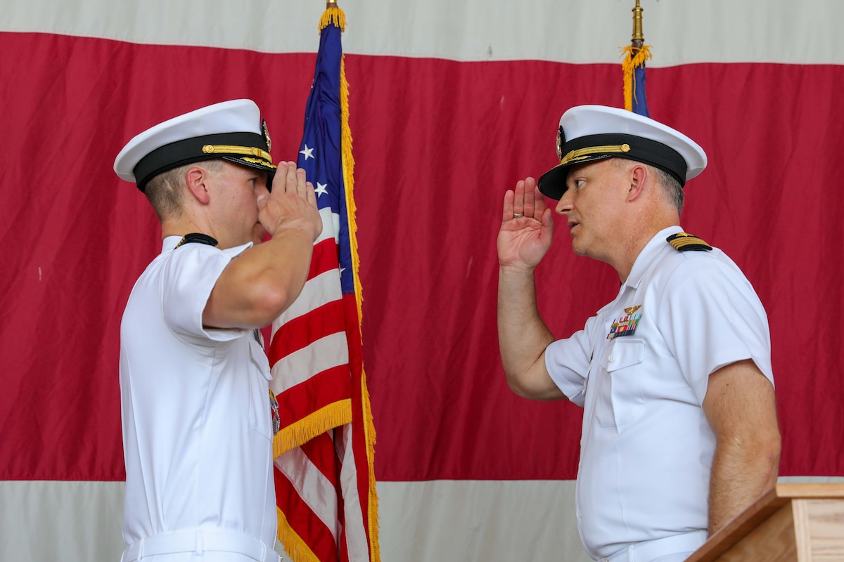 SCW-1 Holds Change of Command Ceremony