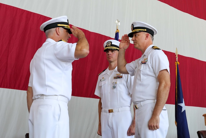SCW-1 Holds Change of Command Ceremony