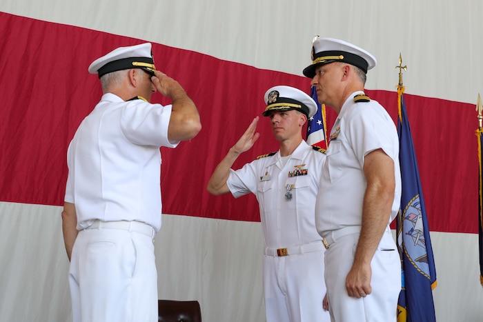 SCW-1 Holds Change of Command Ceremony
