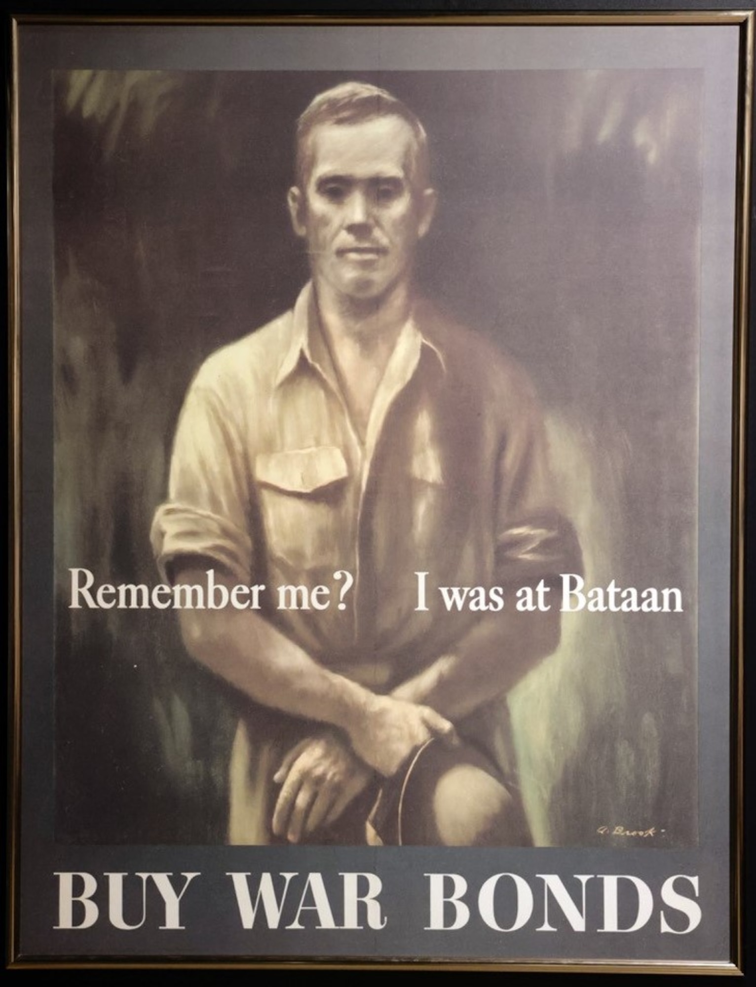 Remember Me? I was at Bataan. Buy War Bonds Poster