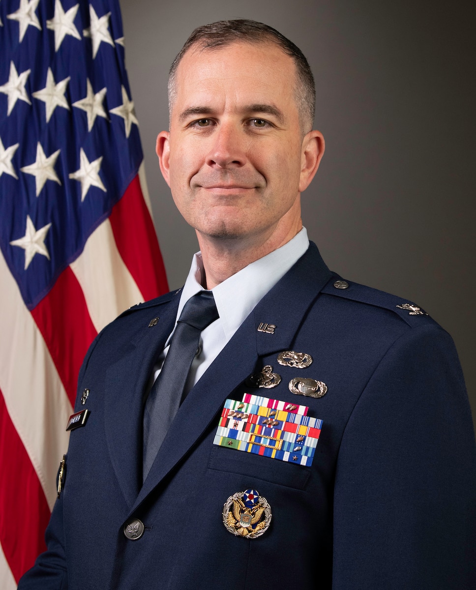 Colonel Travis R. Bohanan official biography photo.