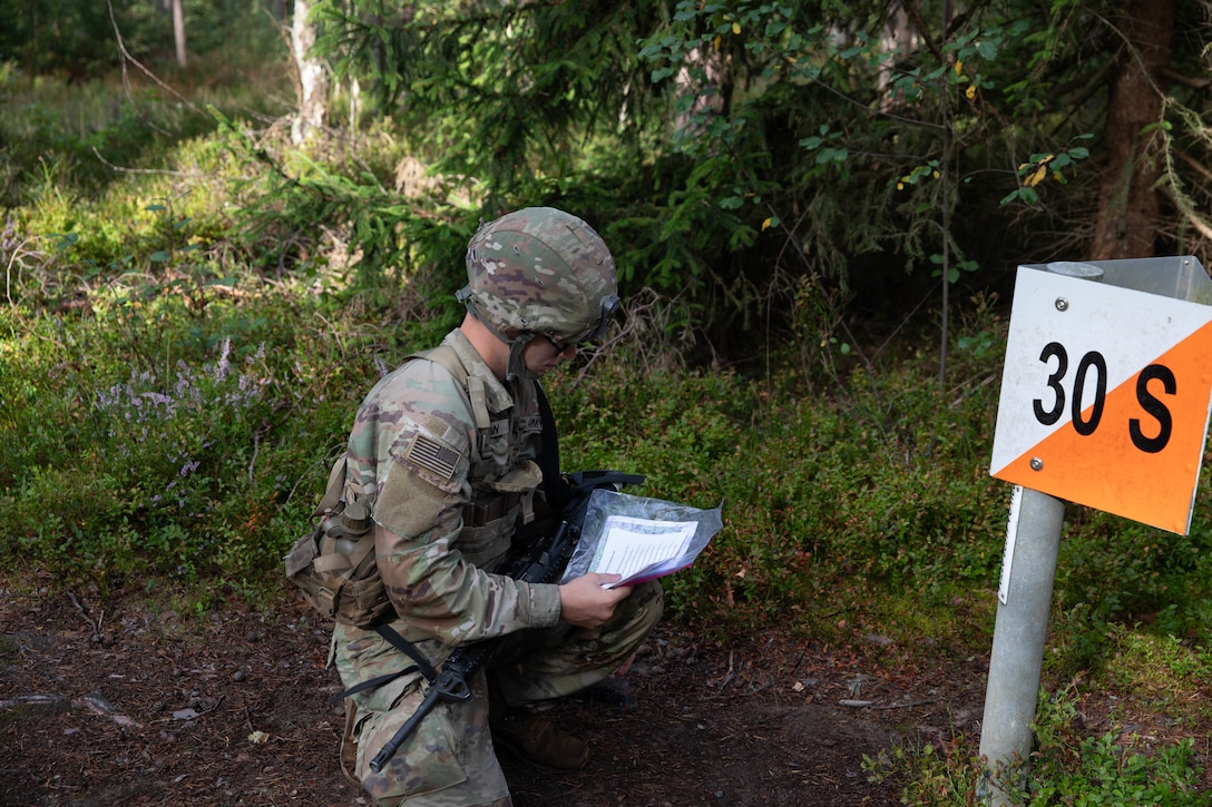 USAREUR-AF Best Squad Competition: Day Land Navigation