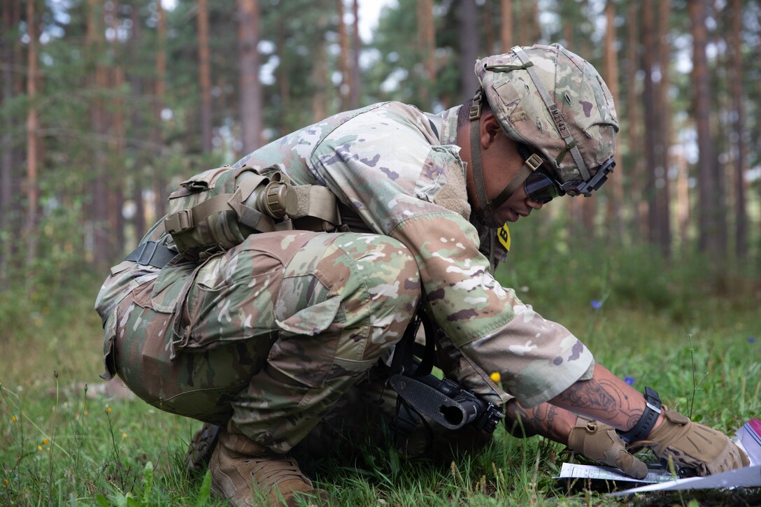 USAREUR-AF Best Squad Competition: Day Land Navigation