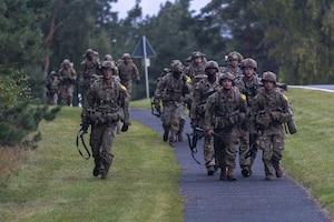 USAREUR-AF Best Squad Competition: 12-Mile Ruck March