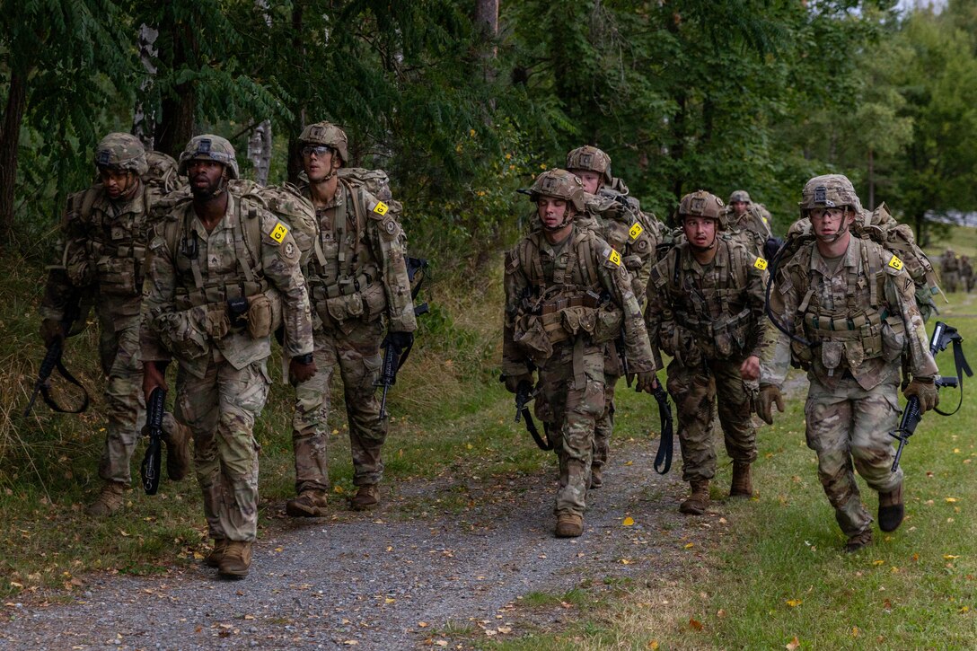 USAREUR-AF Best Squad Competition: 12-Mile Ruck March