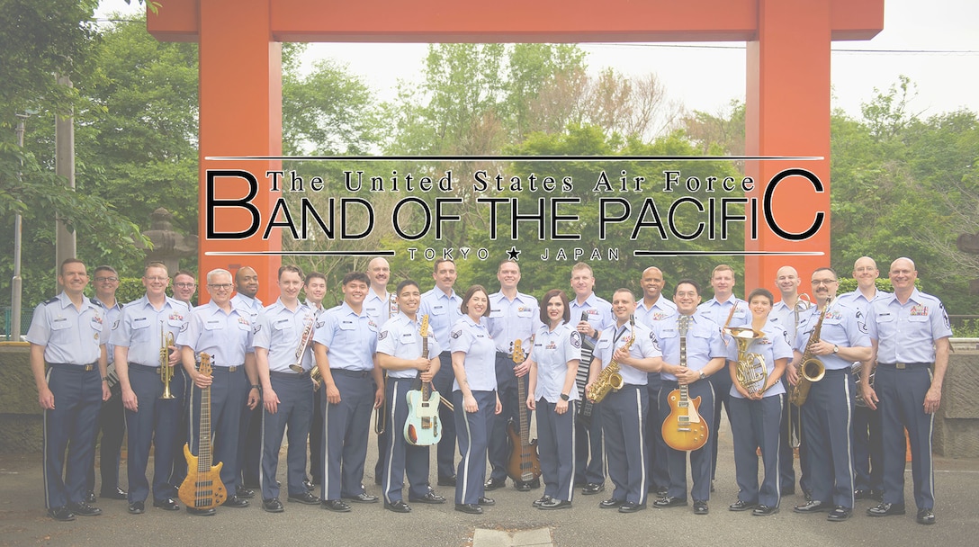 Photograph of members of Band of the Pacific.