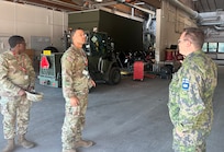 VNG Soldiers and Finnish partners discuss maintenance operations in Finland