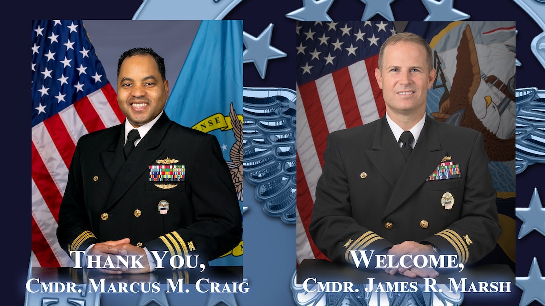 Two US Navy officers