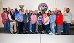 JACKSONVILLE, Fla. (Feb.14, 2024)
Fleet Readiness Center Southeast’s Aviation Maintenance Advancement Solutions (AMAS) production and logistics team poses for a photo after winning the Common Aviation Support Equipment Program Office (PMA-260) Team of the Year award for its work supporting Portable Electronic Maintenance Aids (PEMAs). This is the first time the team has received the accolade. (U.S. Navy Photo by Toiete Jackson)