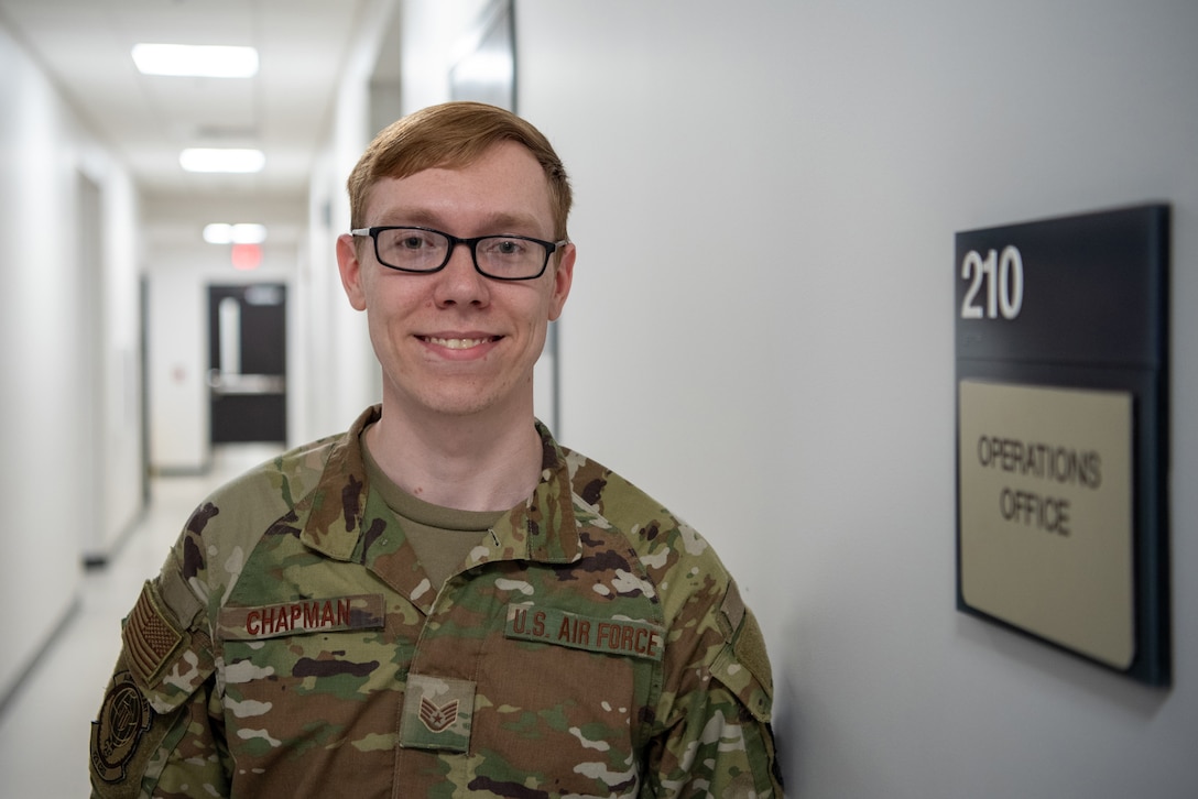 Staff Sgt. Nicholas Chapman, a command-and-control specialist in the Kentucky Air National Guard's 123rd Contingency Response Squadron, was named the Junior Expeditionary Operations Performer of the Year for 2024 in the National Guard Bureau's Global Air Mobility Support System Awards.