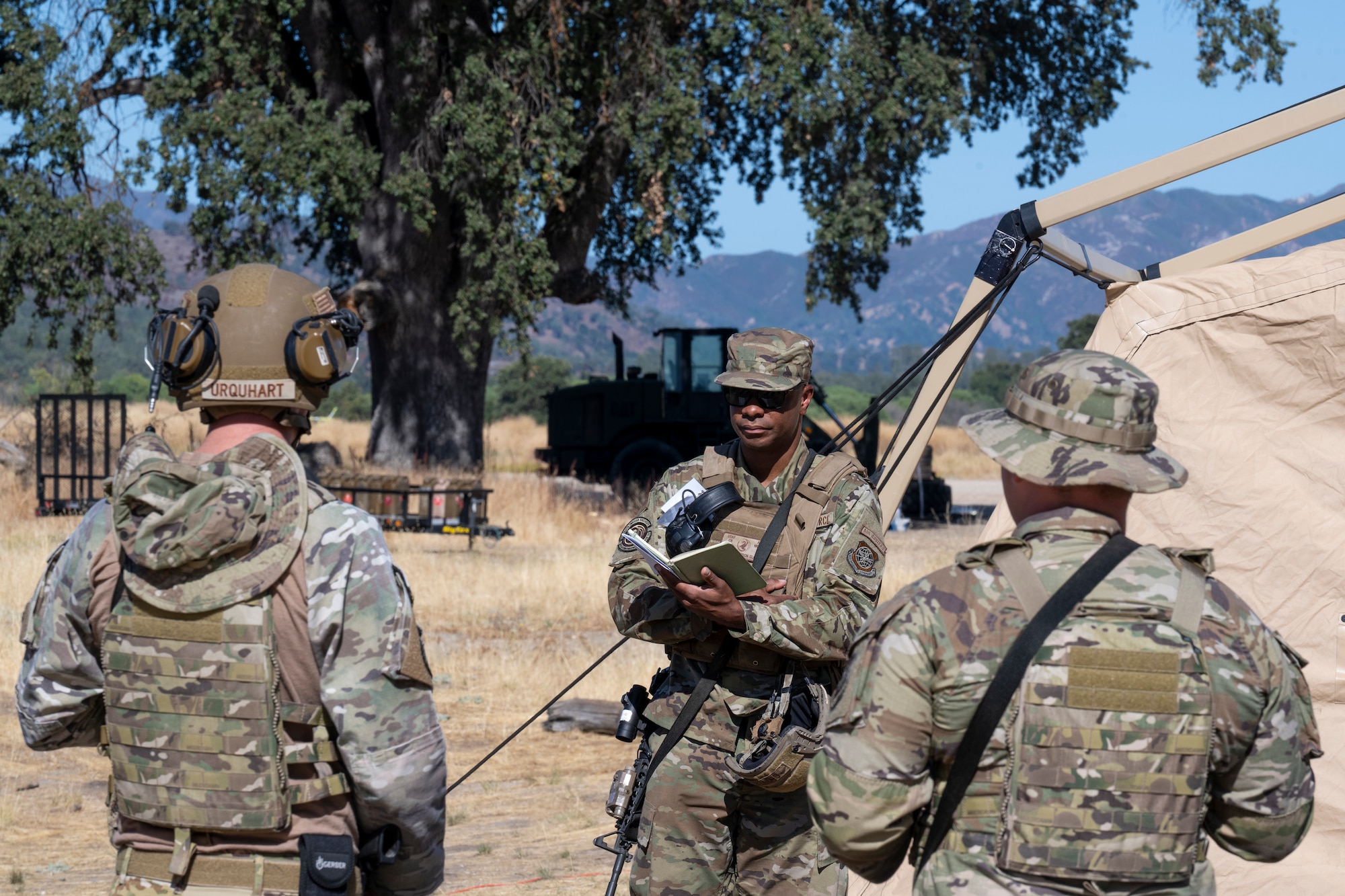 Airmen discuss operations