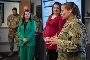 Female general speaking