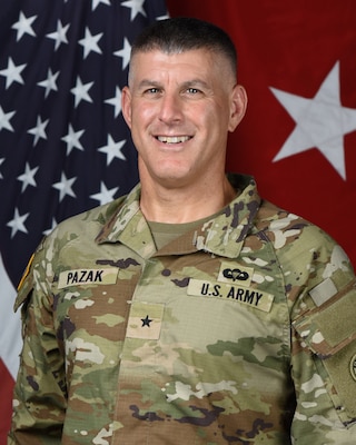 Brig. Gen. Stephen M. Pazak, 310th ESC Commanding General (OCP)