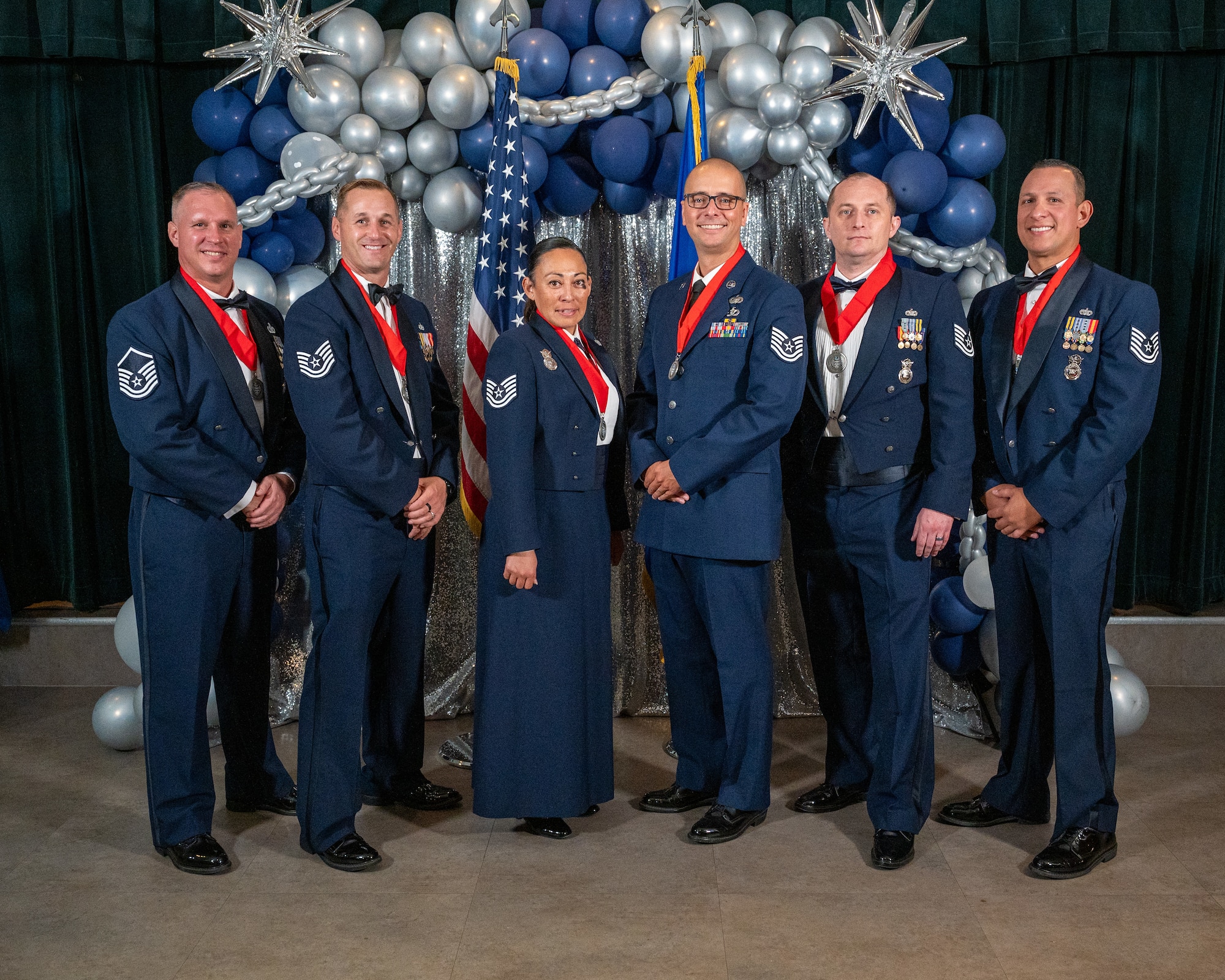 Seven new master sergeants were welcomed into the senior non-commissioned officer (SNCO) ranks during an induction ceremony on Aug. 22, 2025.  