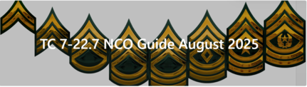TC 7-22 NCO Guide published August 2025