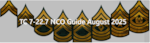 TC 7-22 NCO Guide published August 2025