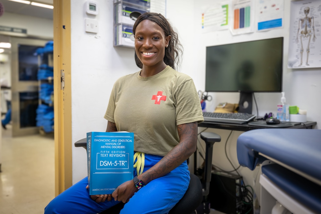 Hospital Corpsman Chief Select Kazia Marecheau, a Midcoast Maine native, has been selected for advancement to chief petty officer and for a direct commission into the Medical Service Corps after 15 years of naval service.