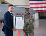 Del. Feggans recognizes outstanding 192nd Wing Airmen