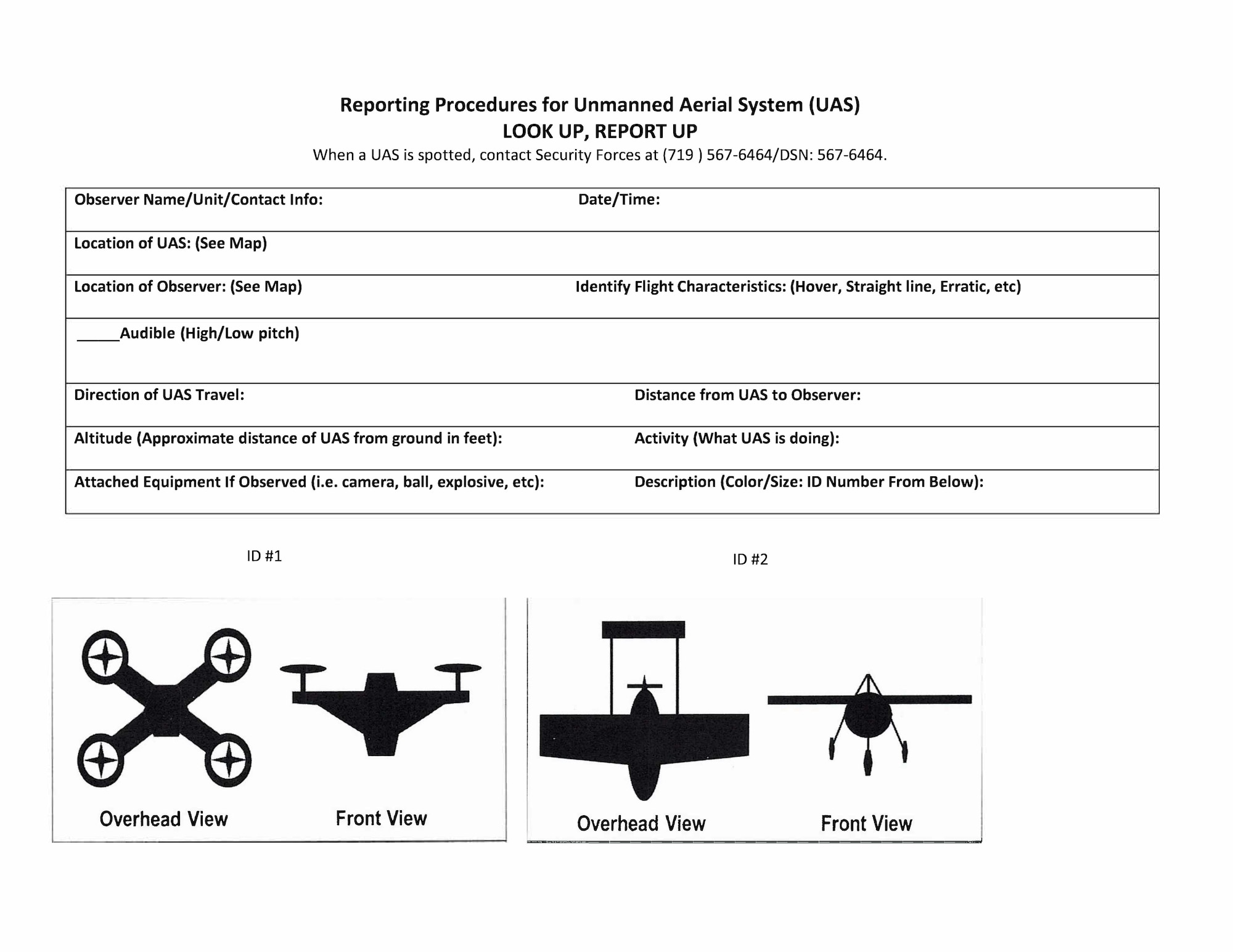 Graphic of Counter-Small Unmanned Aircraft Systems Reporting Tool.
