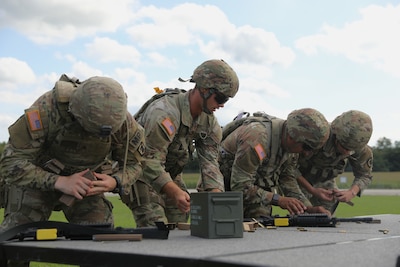 933rd MP Company Soldiers Reload for Infantry Team Match at TAG Match 2025