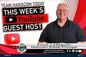 Graphic promoting Team Hanscom Today