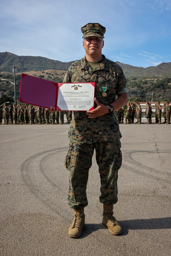 The Right Time at the Right Place: Marine Awarded NAM After Saving Motorist’s Life on I-8