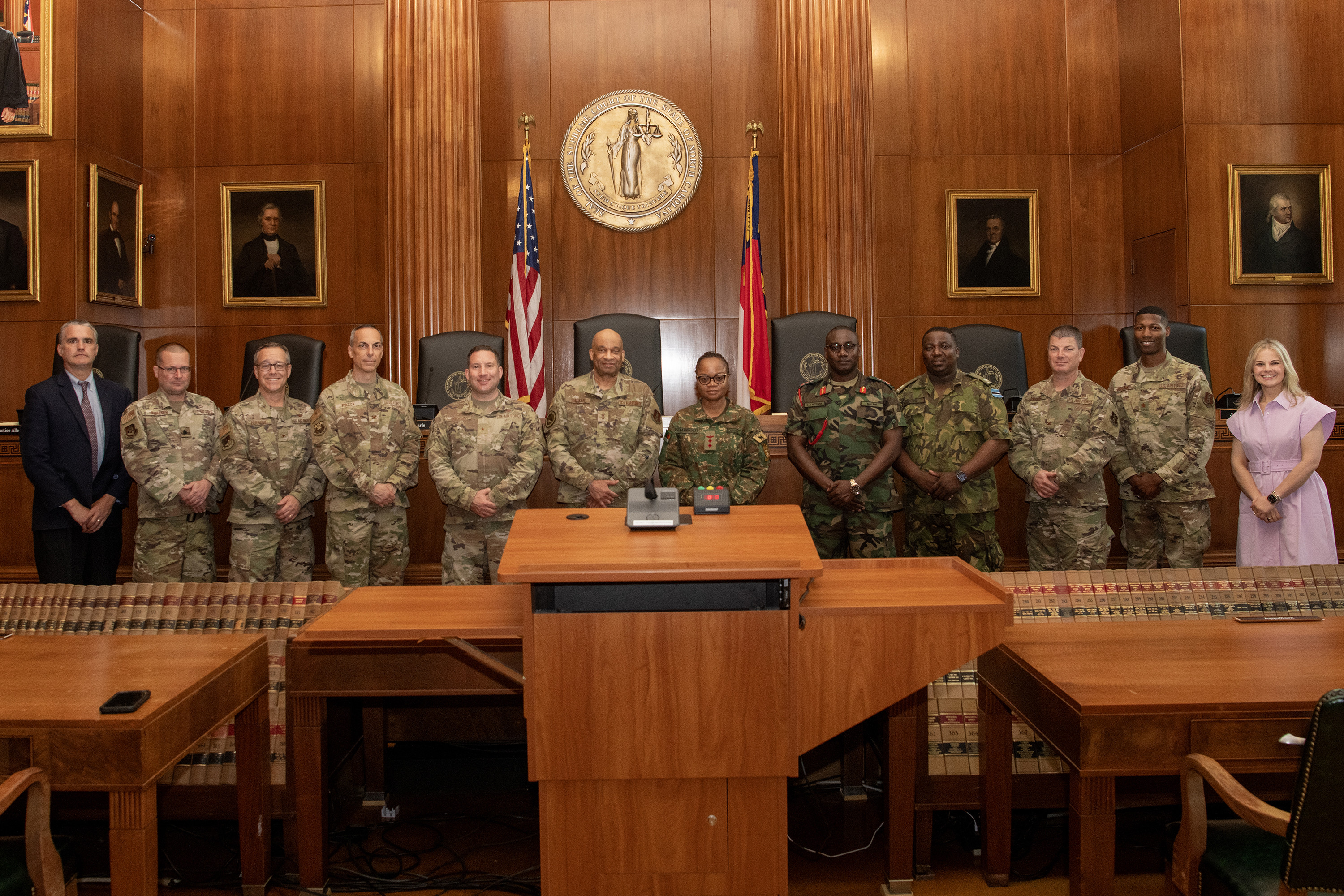 North Carolina Air Guard Hosts Mini African Military Law Forum