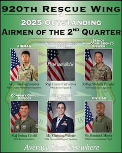 2025 2nd Quarter Award winner's graphic