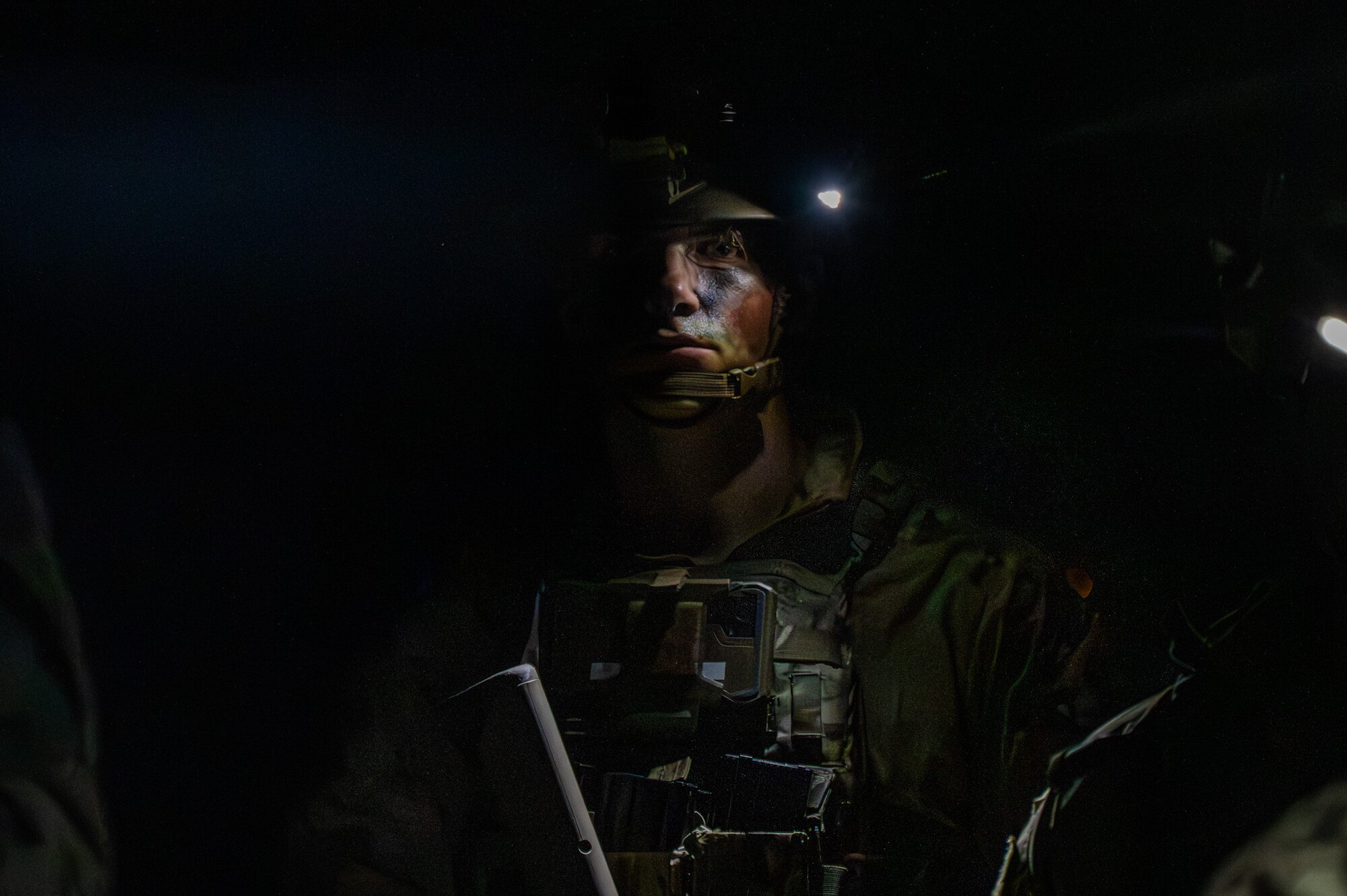 Explosive Ordnance Disposal Airman participates in training exercise.