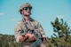 Explosive Ordnance Disposal Airman participates in training exercise.