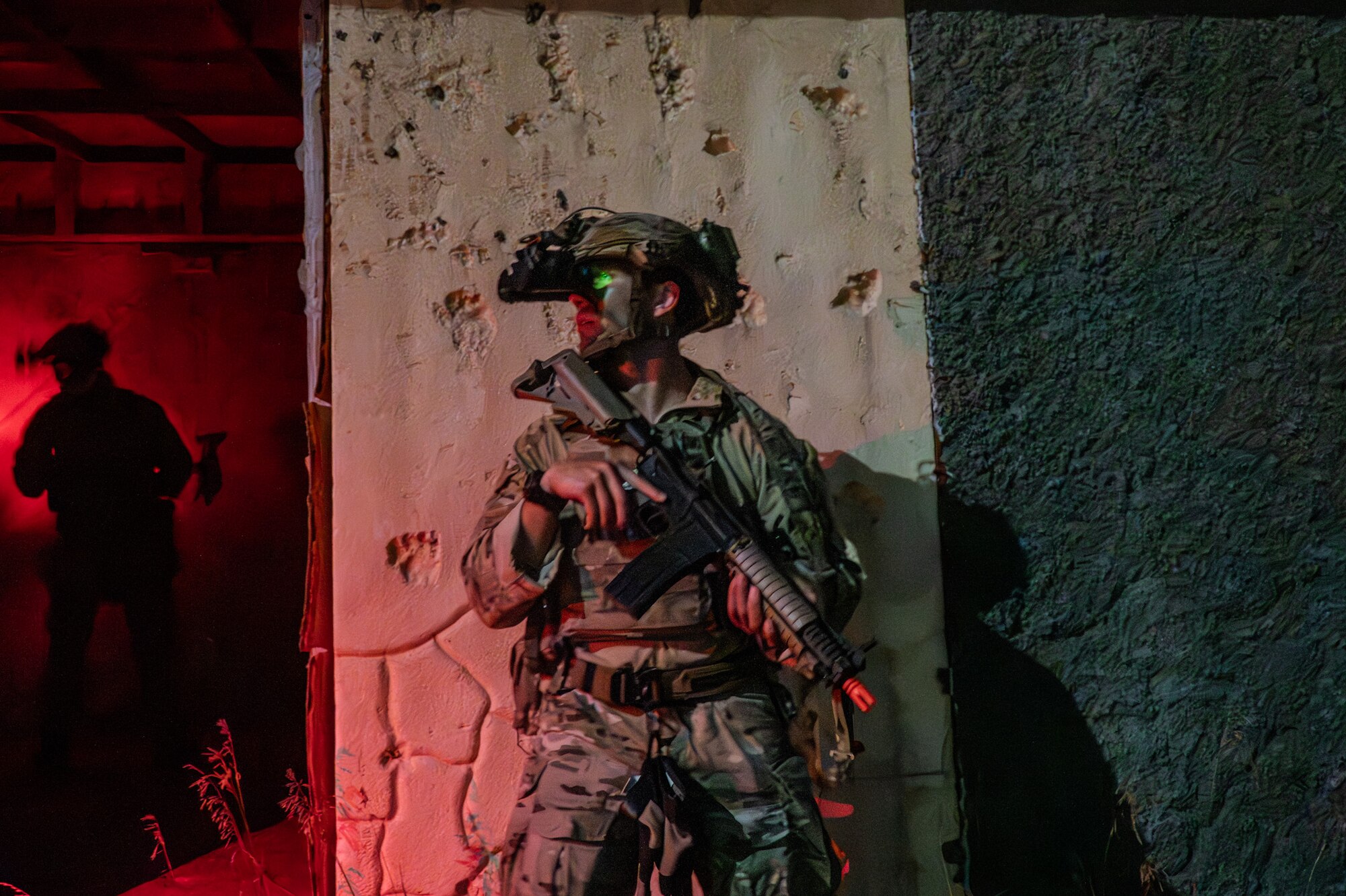 Explosive Ordnance Disposal Airman participates in training exercise