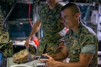 OINT BASE PEARL HARBOR-HICKAM, Hawaii (Aug. 14, 2025) – Sgt. Maj. Donald L. Reynolds, 3rd Marine Littoral Regiment command senior enlisted leader, tours the Virginia-class fast-attack submarine USS Vermont (SSN 792) on Joint Base Pearl Harbor-Hickam, Aug. 14, 2025. Vermont is assigned to Submarine Squadron 1 and is capable of supporting various missions, including anti-submarine warfare, anti-surface ship warfare, strike warfare, special operations forces support, and intelligence, surveillance, and reconnaissance. (U.S. Navy photo by Mass Communication Specialist 1st Class Scott Barnes)