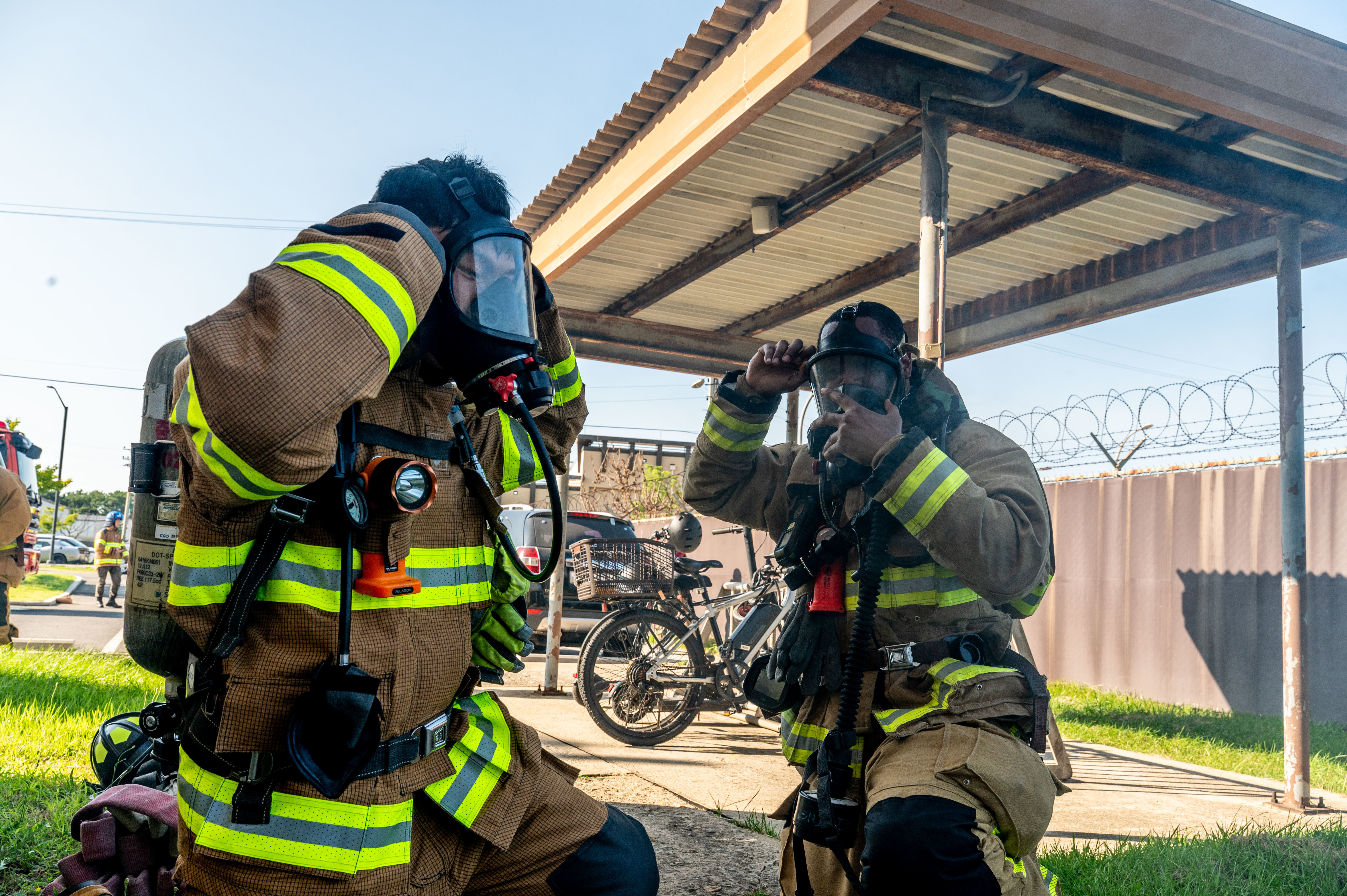 USAF and ROKAF firefighters rush to the rescue during UFS25