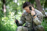 The 111th Electromagnetic Warfare Company conducts training exercise, Operation Golden Corridor in Dahlonega, Georgia, August 15, 2025. Throughout the duration of the exercise, Soldiers simulated peer and near-peer electromagnetic warfare scenarios and enhance unit proficiency in spectrum mapping, RF detection, and alternative radar awareness capabilities under austere conditions.