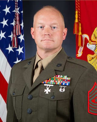 Portrait of Sergeant Major Steven D. Gabrielson