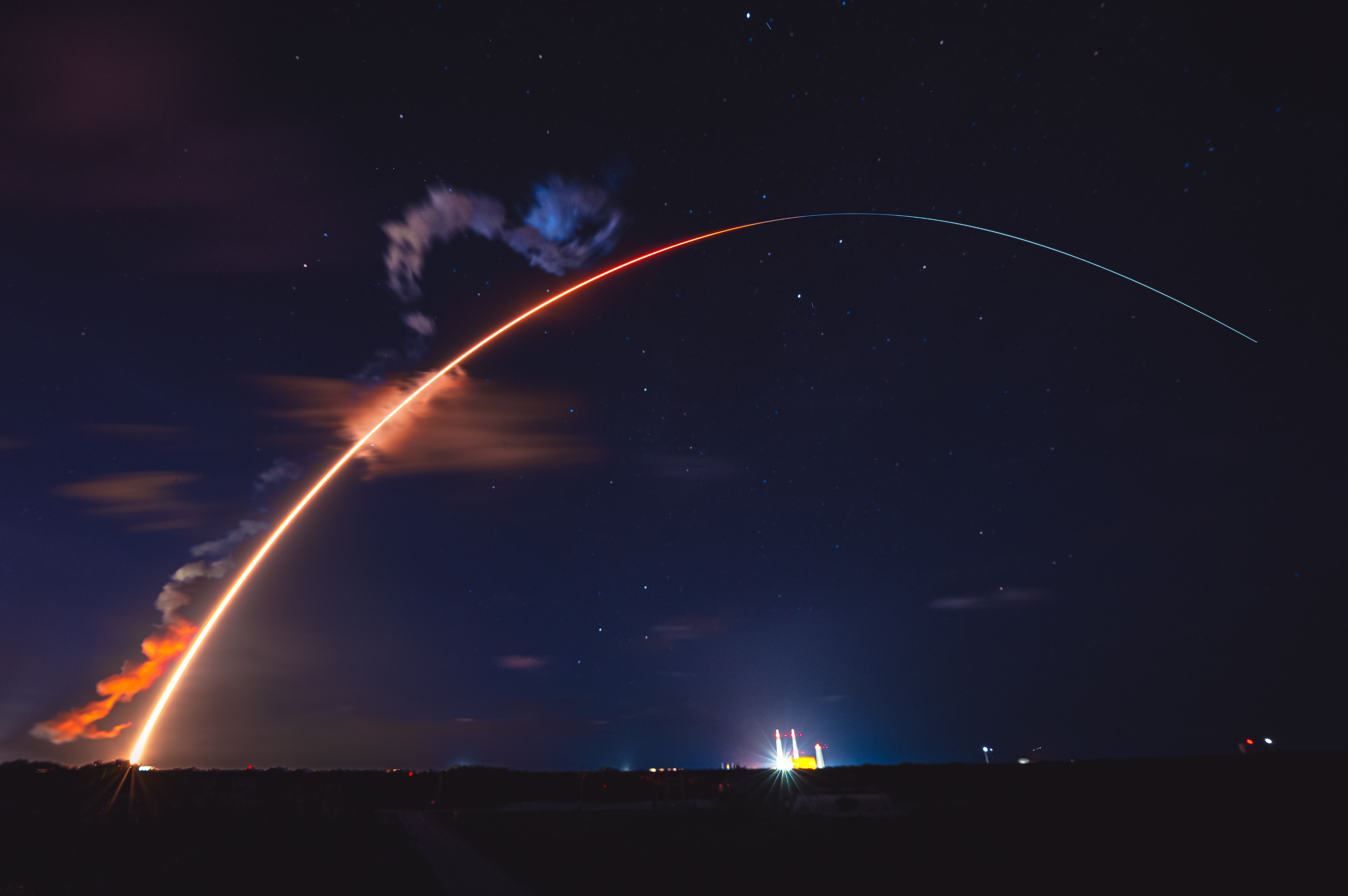 Rocket launch arch