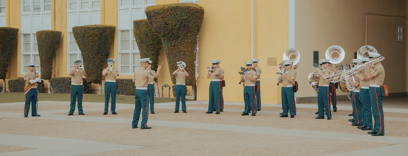 Morning Colors Ceremony and Hotel Company Graduation