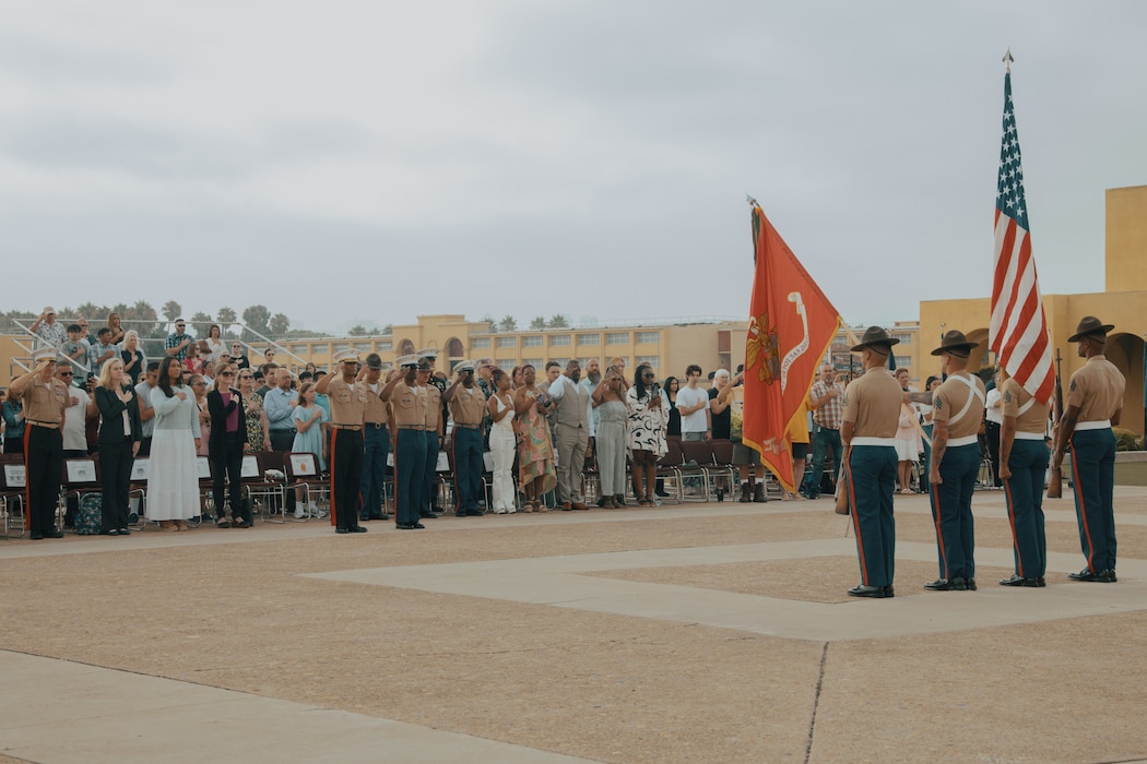 Morning Colors Ceremony and Hotel Company Graduation
