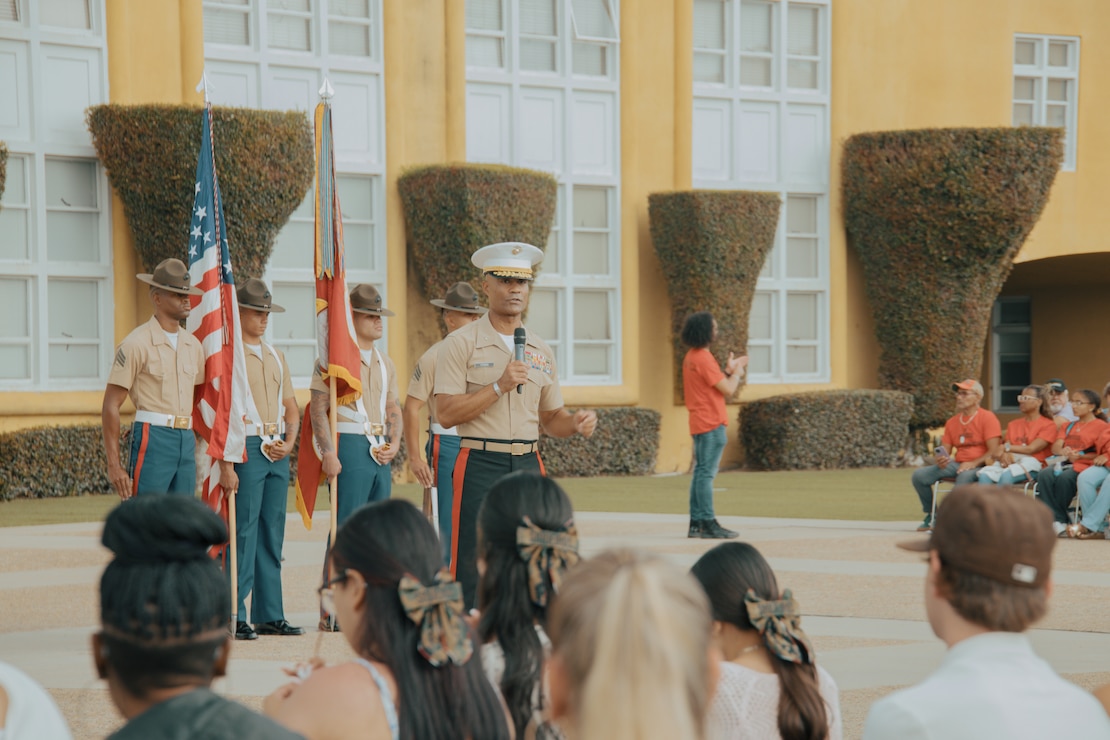 Morning Colors Ceremony and Hotel Company Graduation