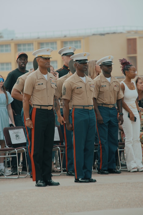 Morning Colors Ceremony and Hotel Company Graduation