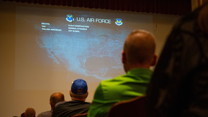 A Sentinel program brief is presented to members of the Minot community during a Town Hall event in Minot, North Dakota, Aug. 26, 2025. The activity educated residents, civic leaders, and local workforce members regarding major features of the Sentinel program, such as future developments, economic benefits and infrastructure construction.