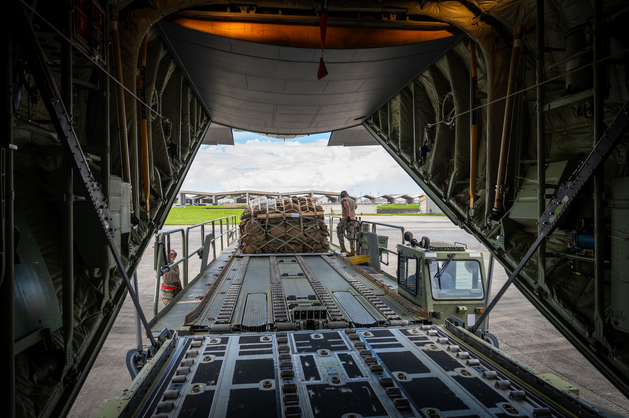 Cargo loading.