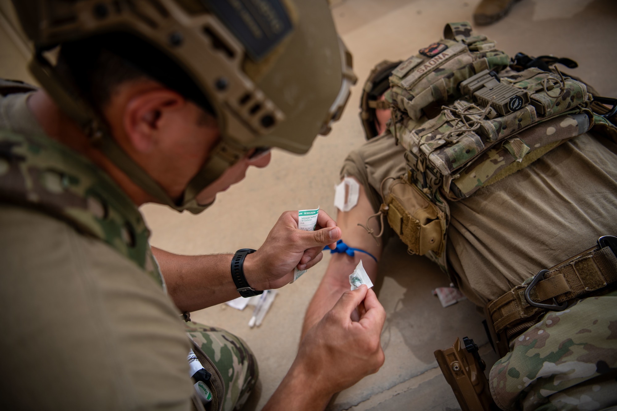 379th ESFS participated in upgraded TCCC training