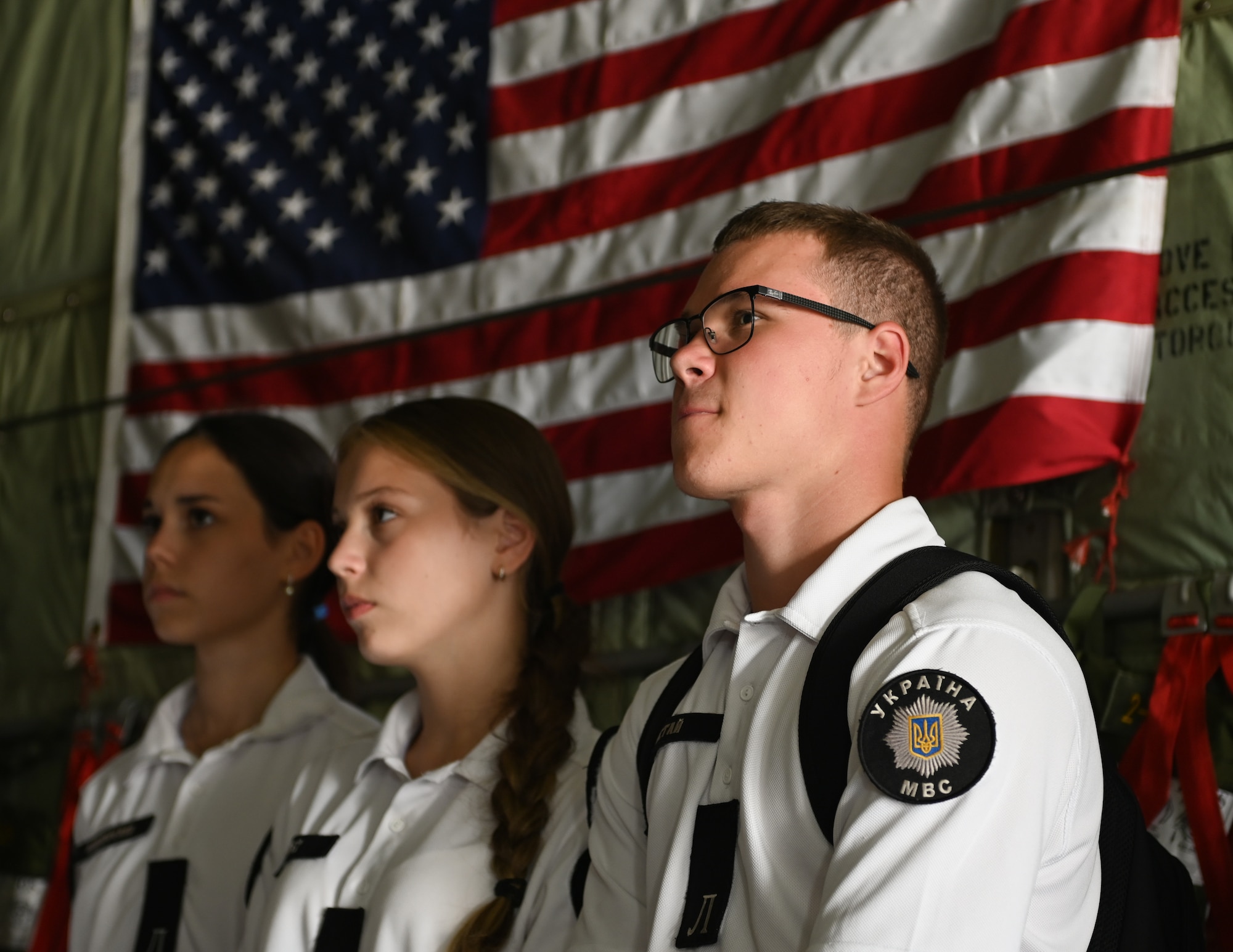 Family members from the Protez Foundation toured the 133rd Airlift Wing in St. Paul, Minn., Aug. 11, 2025.